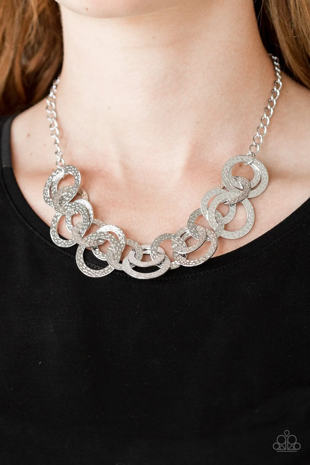 Paparazzi Treasure Tease Necklace Silver