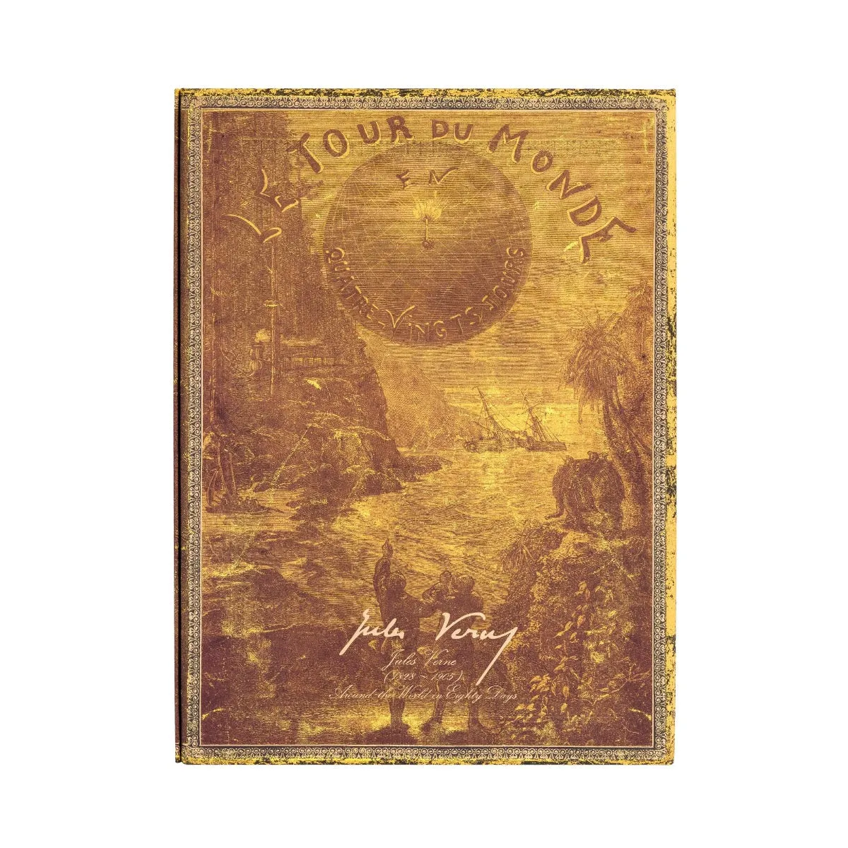 Paperblanks Verne, Around the World - Manuscript Box