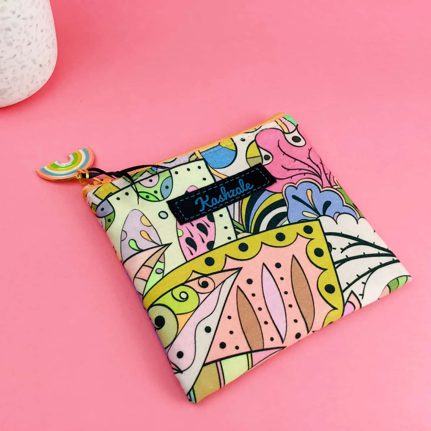 Pastel Abstract Coin Purse.