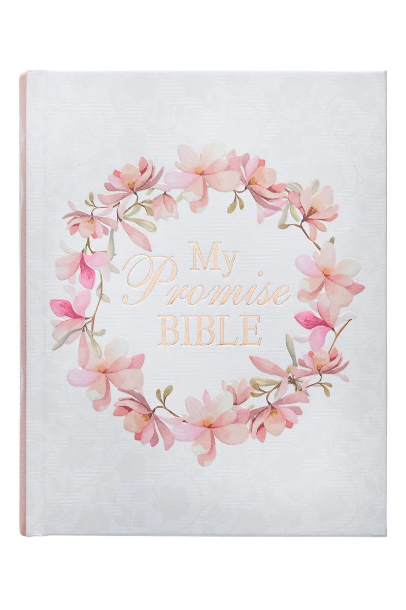 Pink Floral Hardcover KJV My Promise Bible
