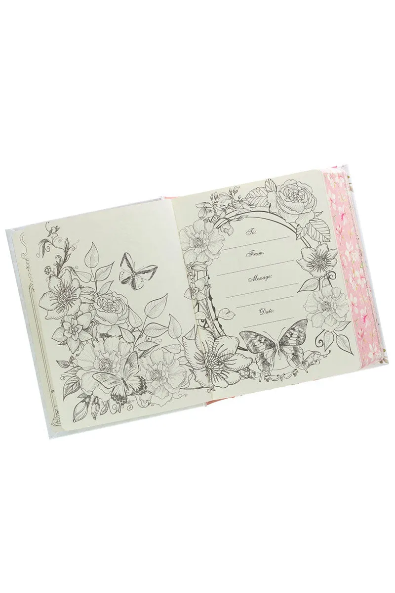 Pink Floral Hardcover KJV My Promise Bible