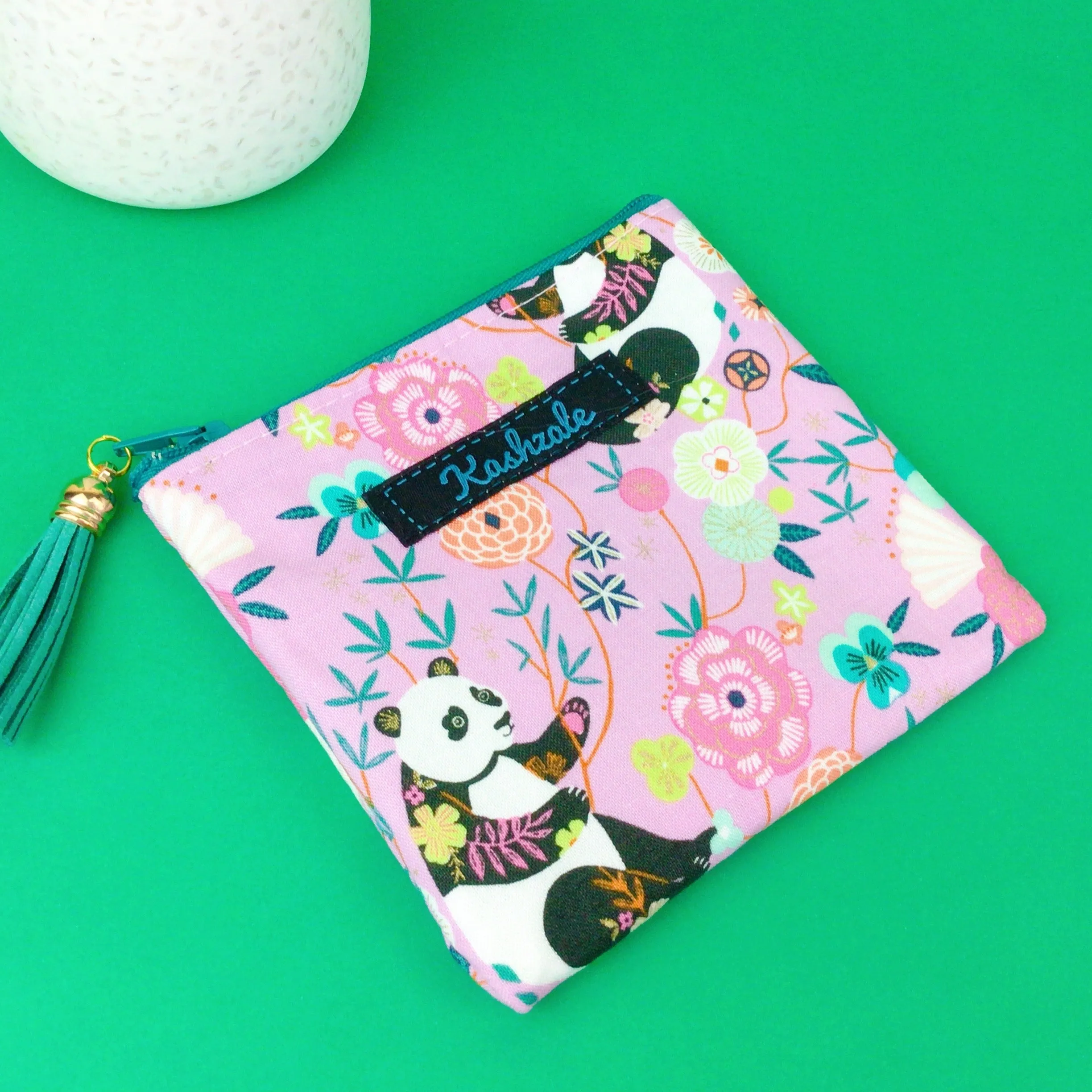 Pink Panda Coin Purse. Pink Coin Purse