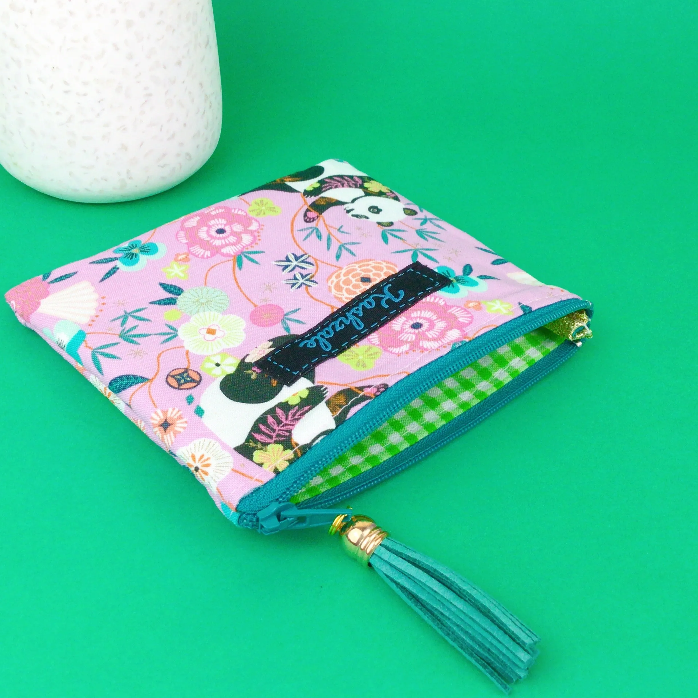 Pink Panda Coin Purse. Pink Coin Purse