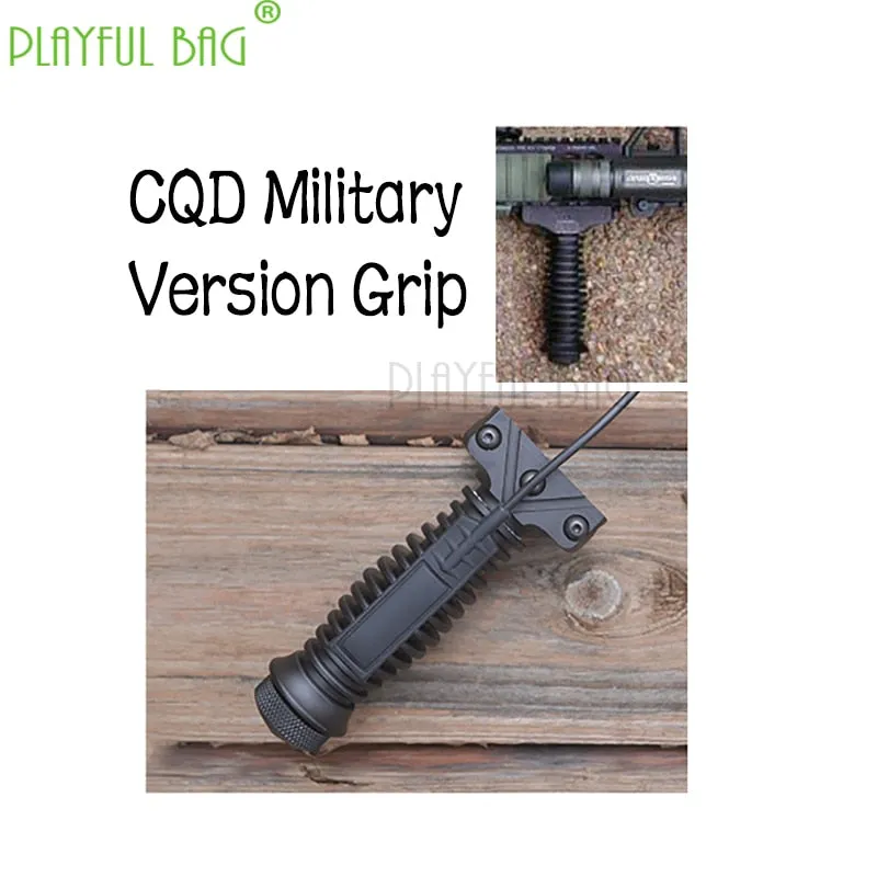 Playful bag Outdoor CS toys Tactical CQD Military version Grip Upgrade Material Grip water-bullet-gun-accessory KD64
