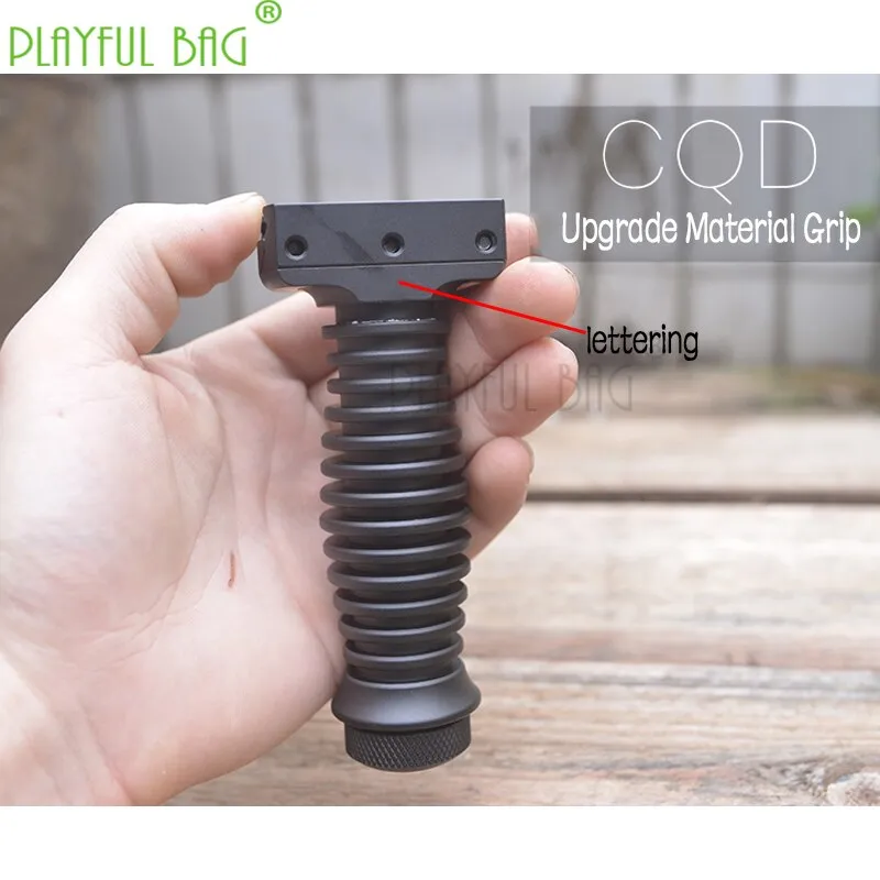 Playful bag Outdoor CS toys Tactical CQD Military version Grip Upgrade Material Grip water-bullet-gun-accessory KD64