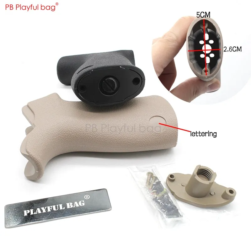 Playful bag Tactical CS toys part ERGO Nylon Grip 480 motor/Jinming 9/HK416/BD556/M4/TTM Water bullet gun accessories LD76