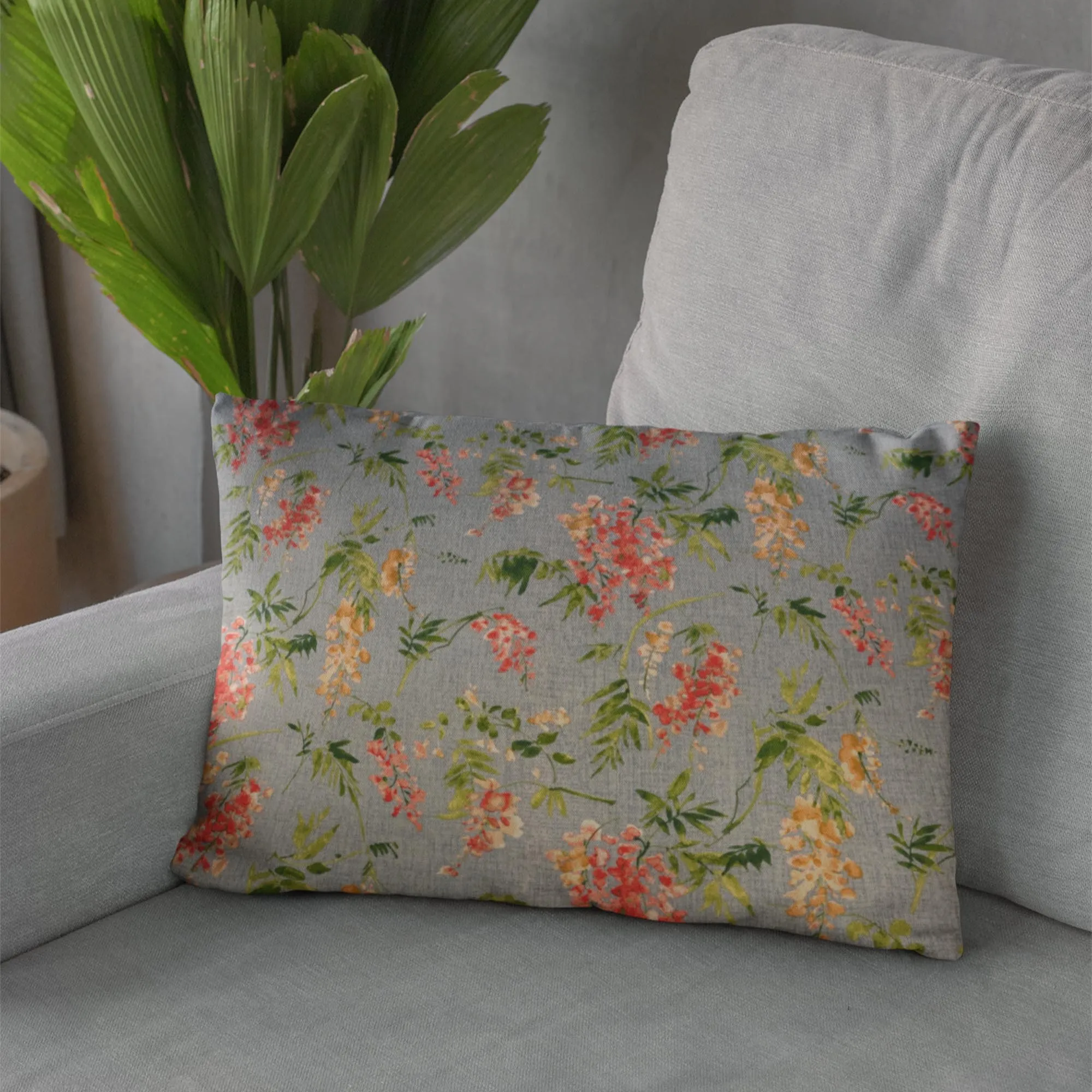 Plutus Multicolor Blooming Celebration Floral Luxury Throw Pillow