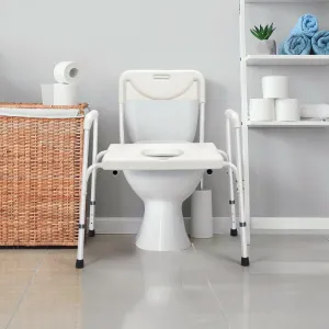 Portable 3 in 1 Bedside Toilet Commode Chair