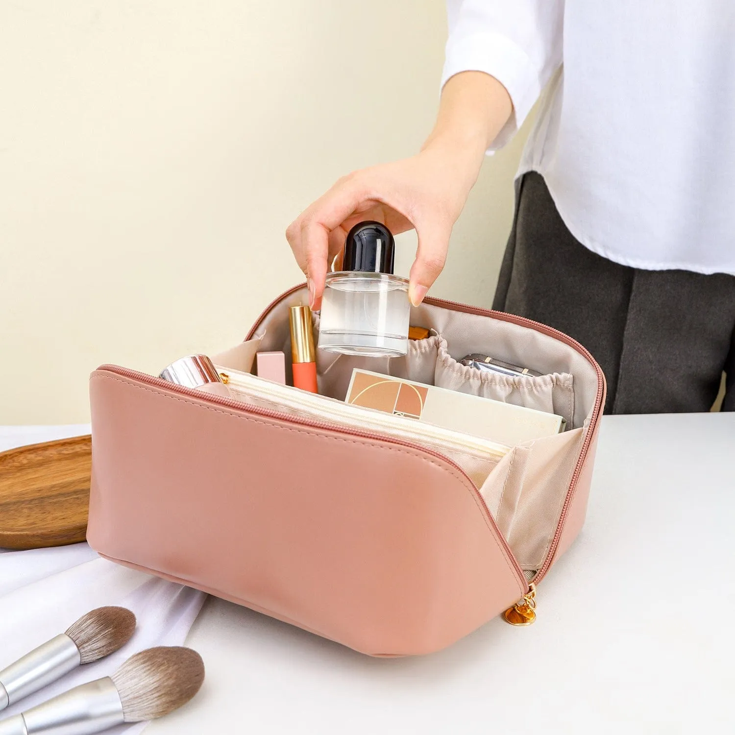 Portable PU Cosmetic Bag