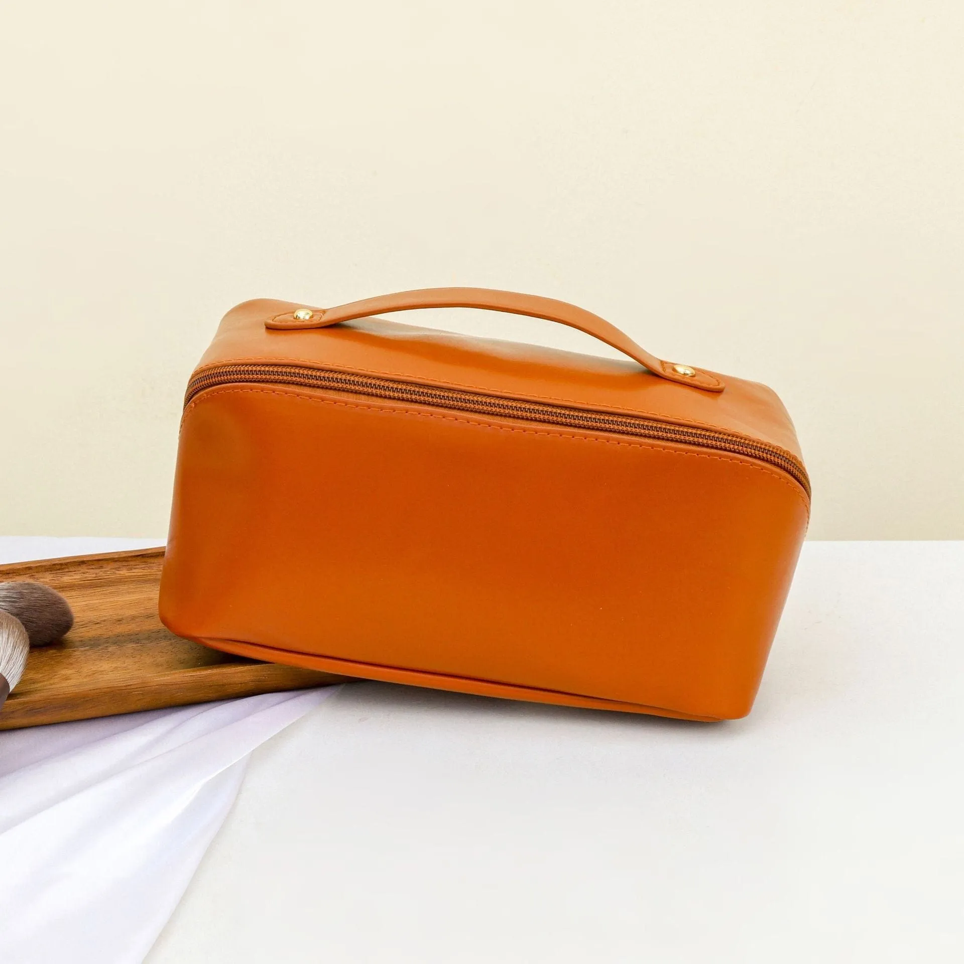 Portable PU Cosmetic Bag