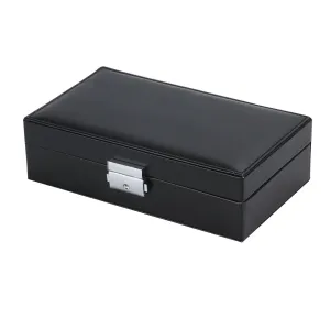Portable Travel Jewelry Case Leather Necklace Storage Box Jewerly Organiser