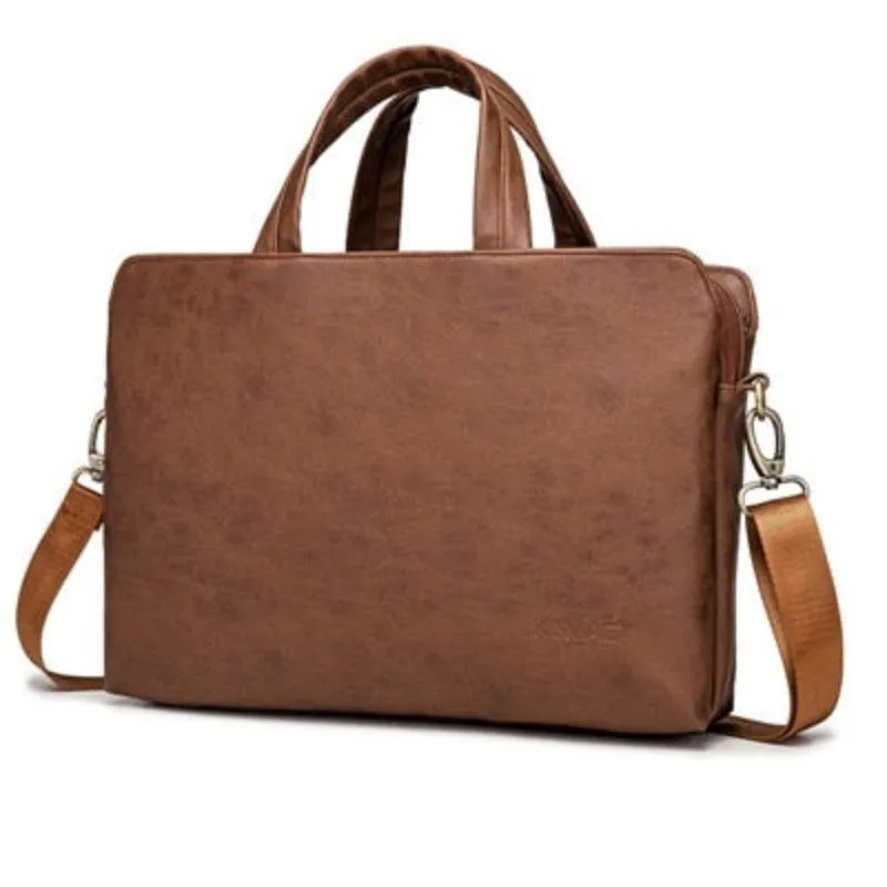 Porte Document Femme en Cuir Vintage pour PC Portable