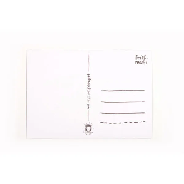 Postkarte «Happy Birthday» von Gretas Schwester