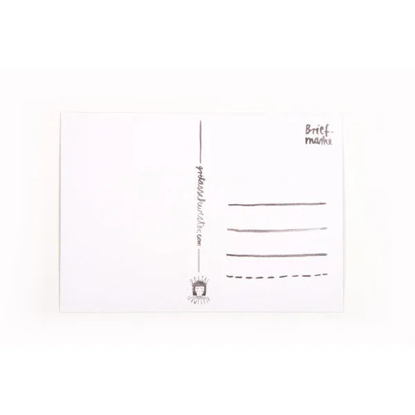 Postkarte Let's go on a adventure von Gretas Schwester