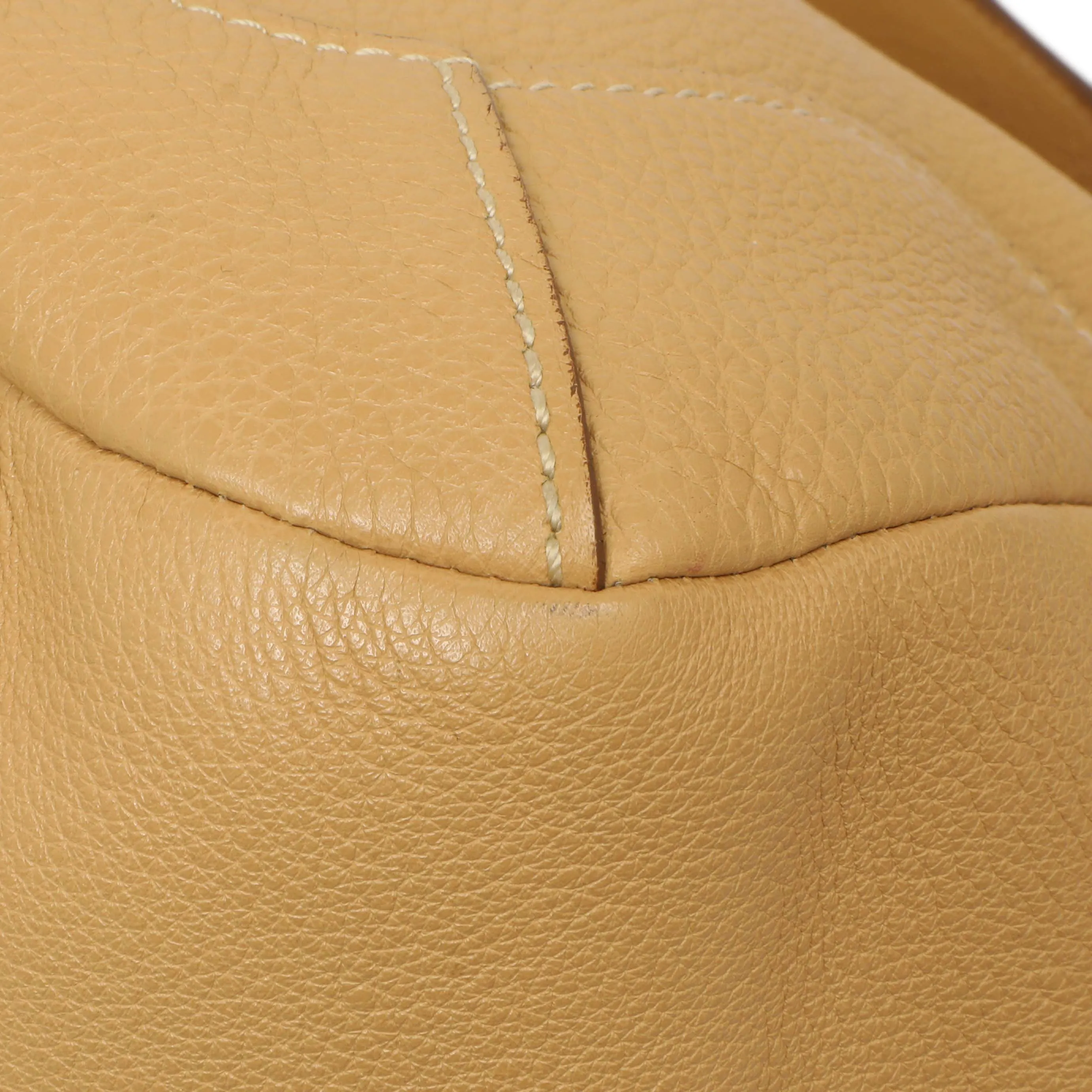 Prada Beige Vitello Daino Shoulder Bag