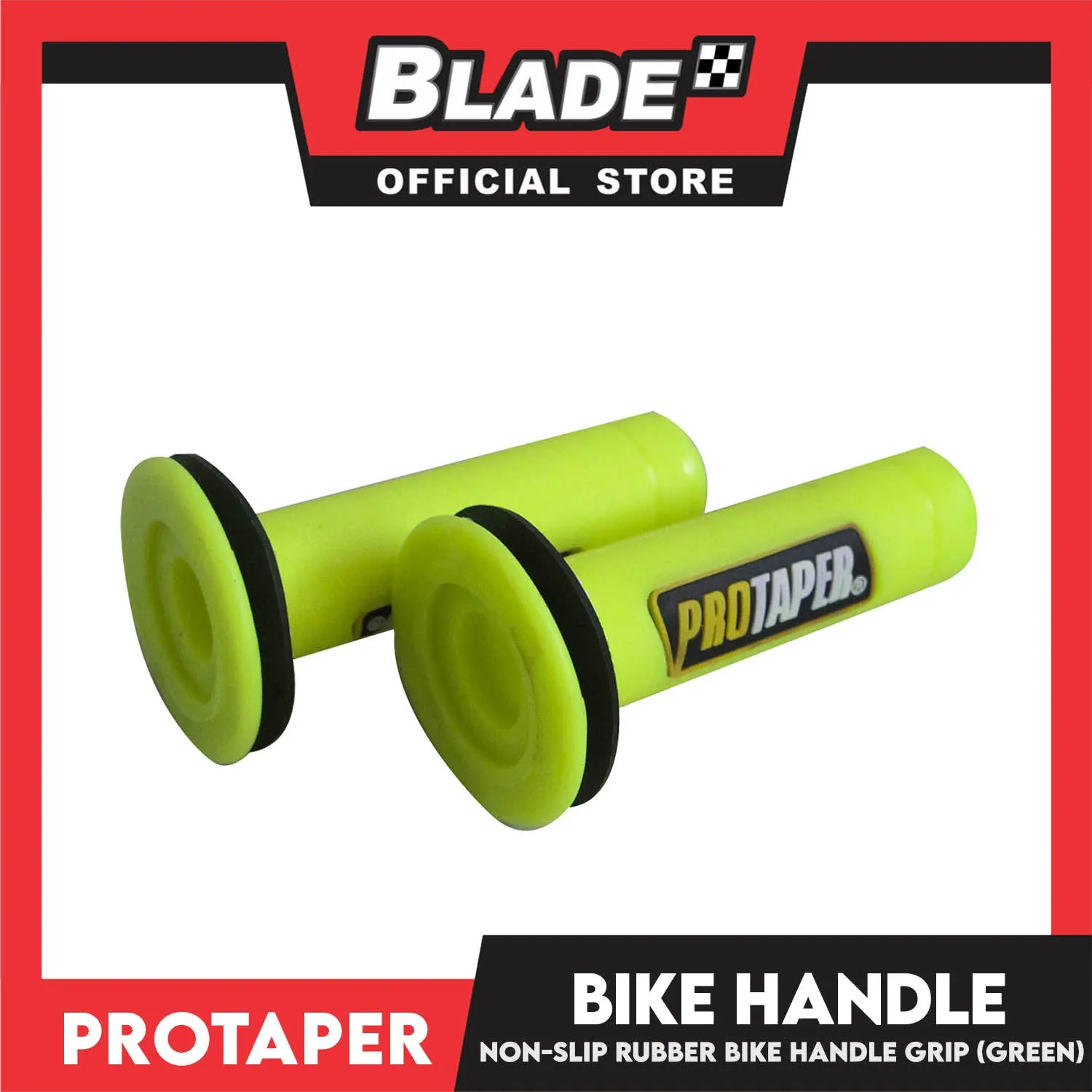 Protaper Rubber Bike Handle Grip (Yellow Green)