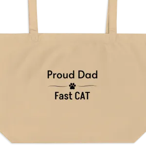Proud Fast CAT X-Large Tote/ Shopping Bags
