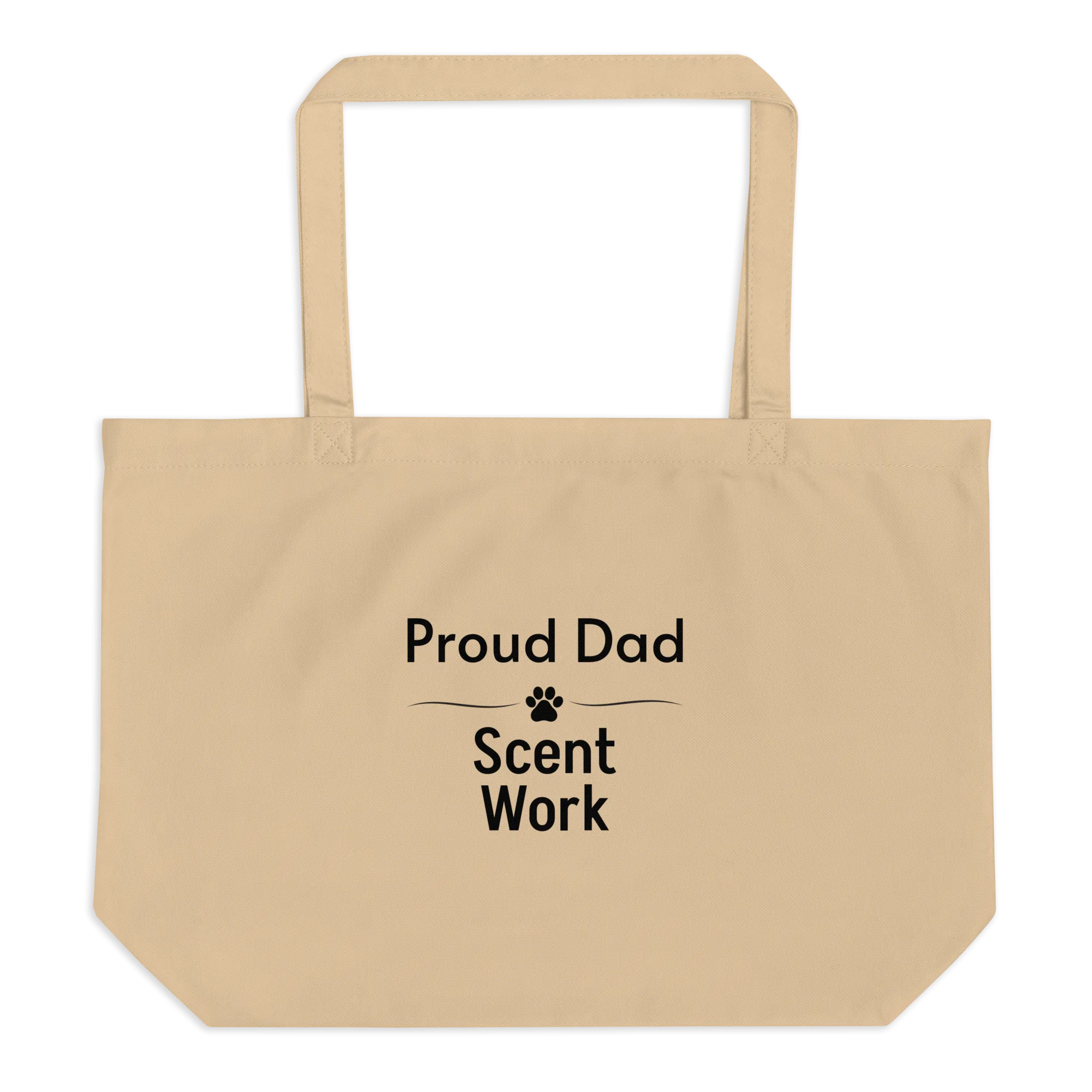 Proud Scent Work Dad X-Large Tote/ Shopping Bags