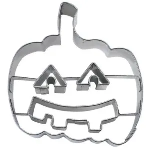 Pumpkin Cookie Cutter with Embossed Detail 5.5cm