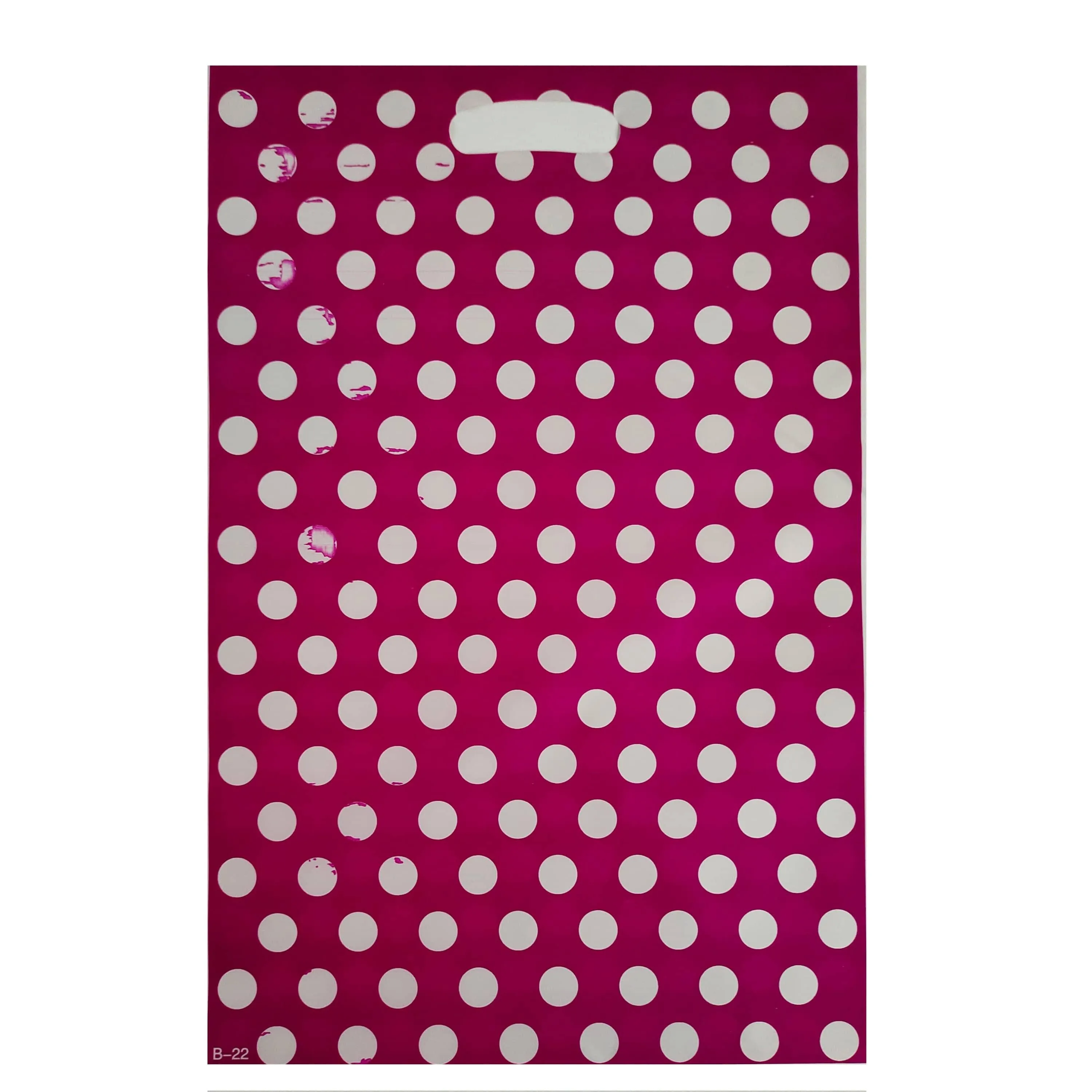 Purple Chevron Loot Bags - Big