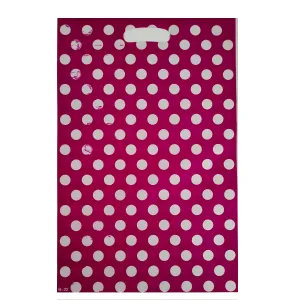 Purple Chevron Loot Bags - Big