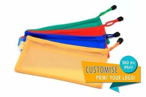 PVC Netting Pencil Case