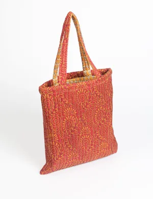 QUILTED SHOPPER BAG
