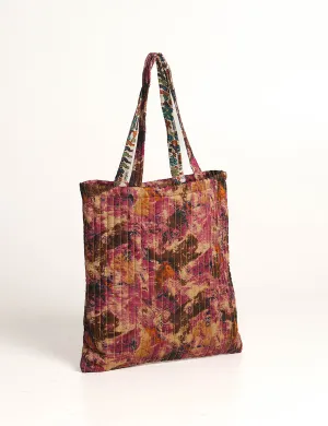 QUILTED SHOPPER BAG