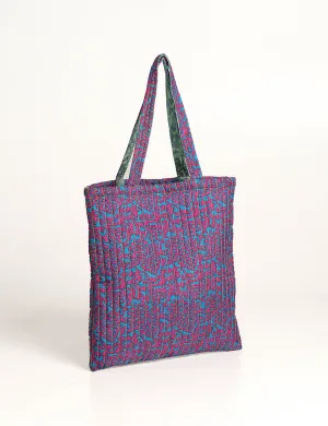 QUILTED SHOPPER BAG