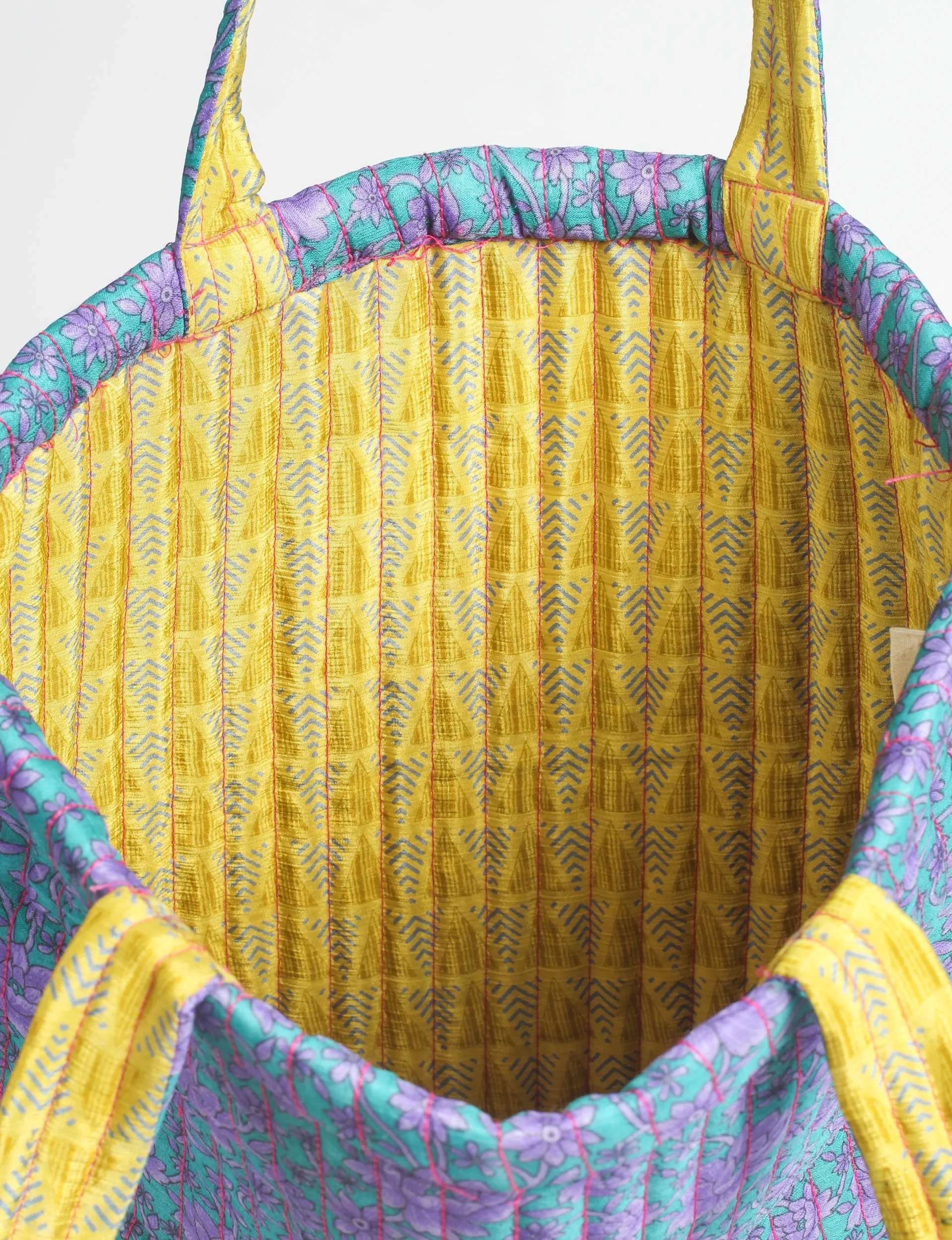 QUILTED SHOPPER BAG