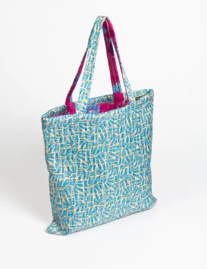 QUILTED SHOPPER BAG