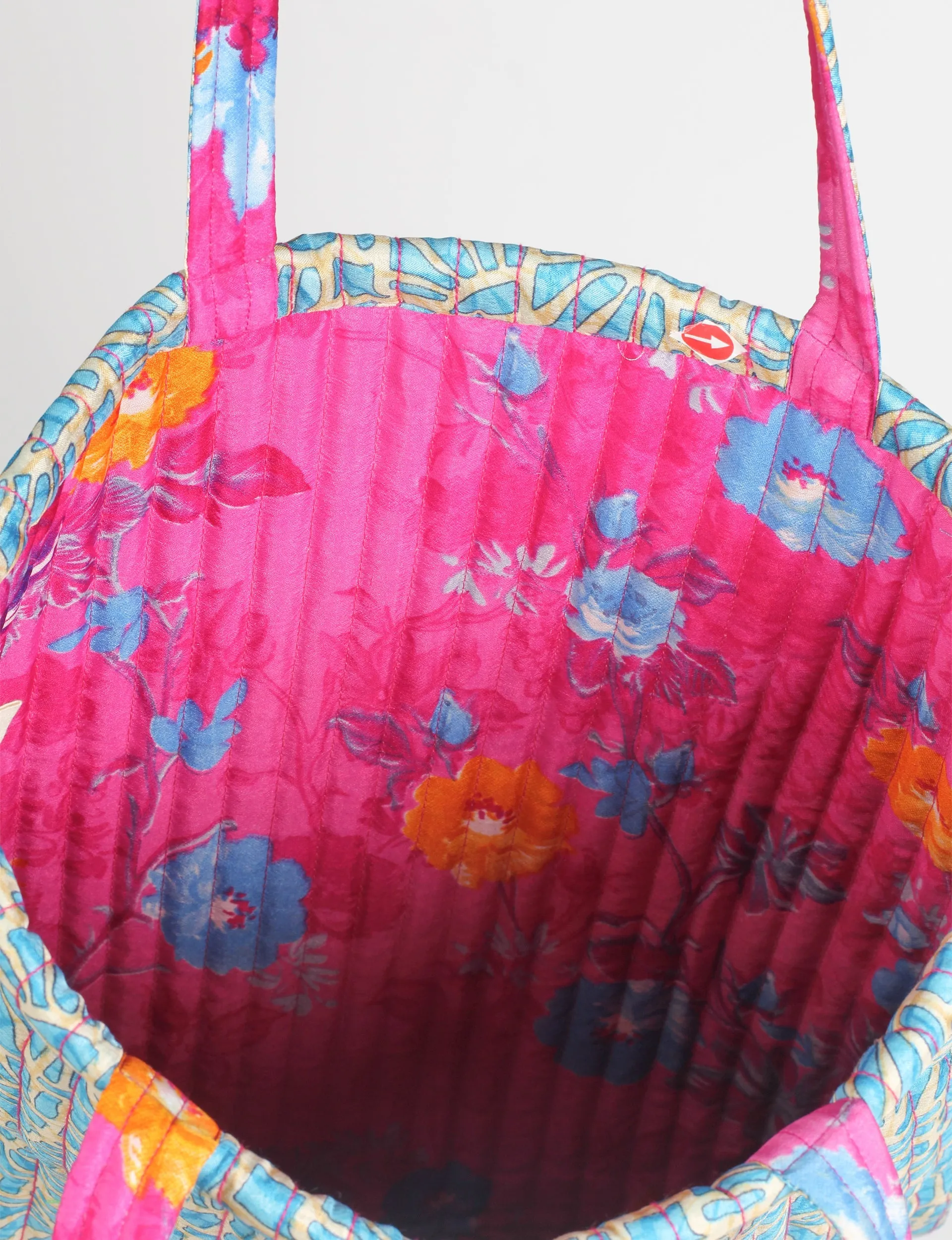 QUILTED SHOPPER BAG