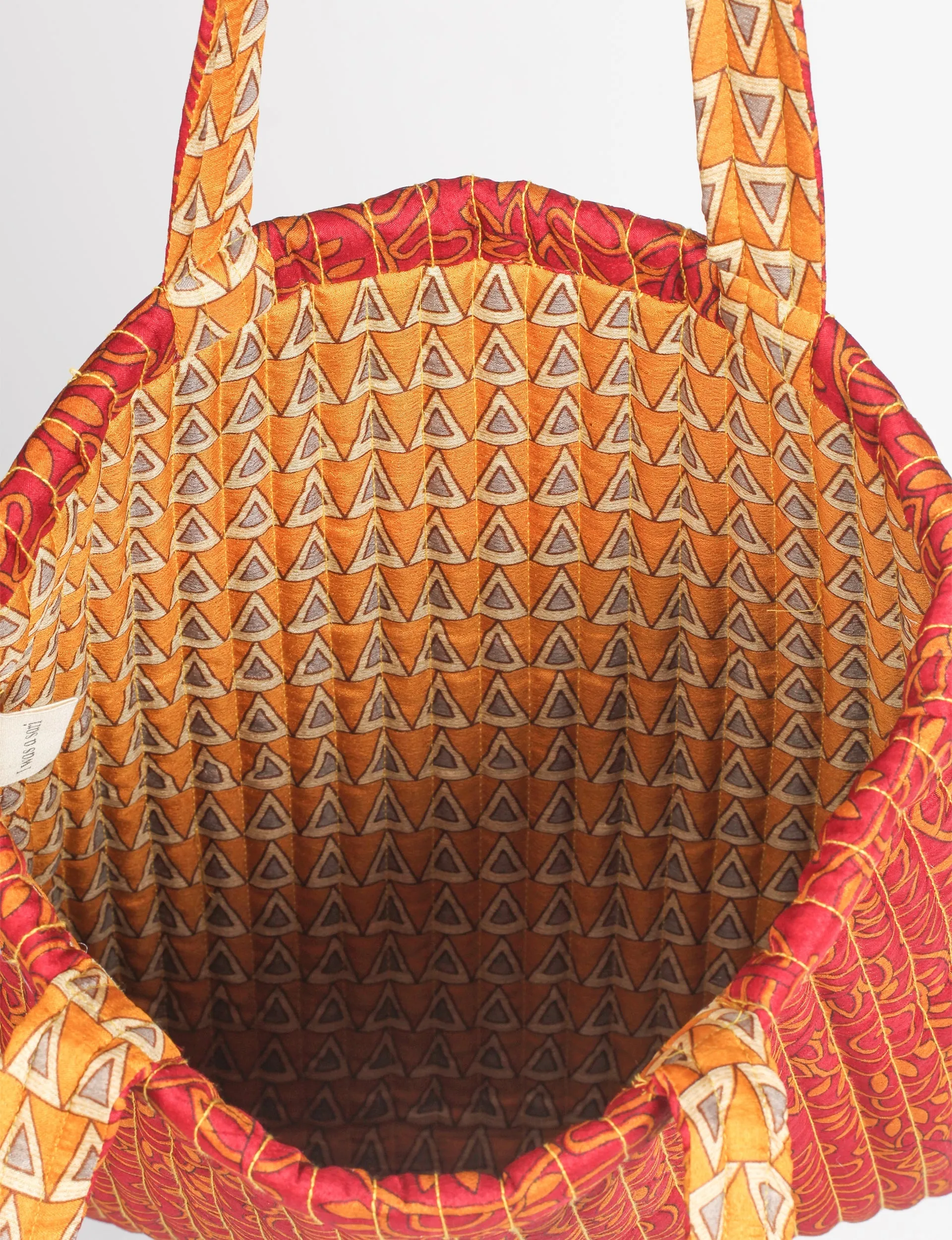 QUILTED SHOPPER BAG