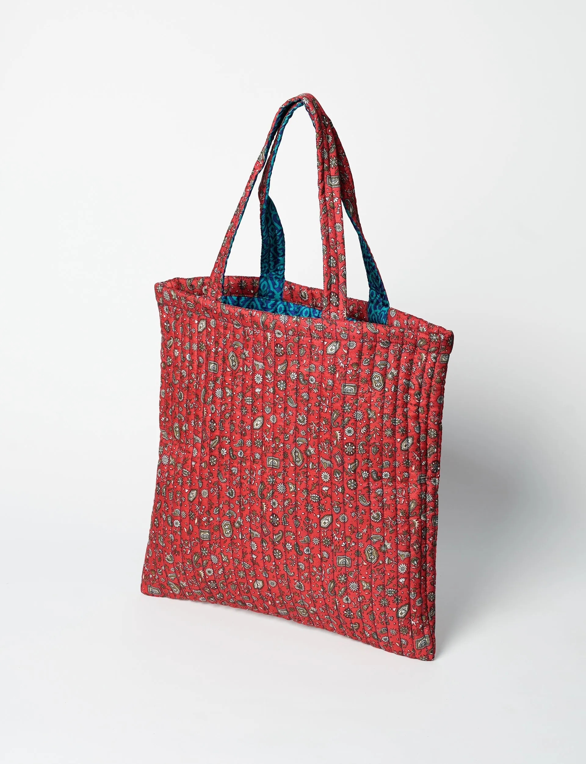 QUILTED SHOPPER BAG