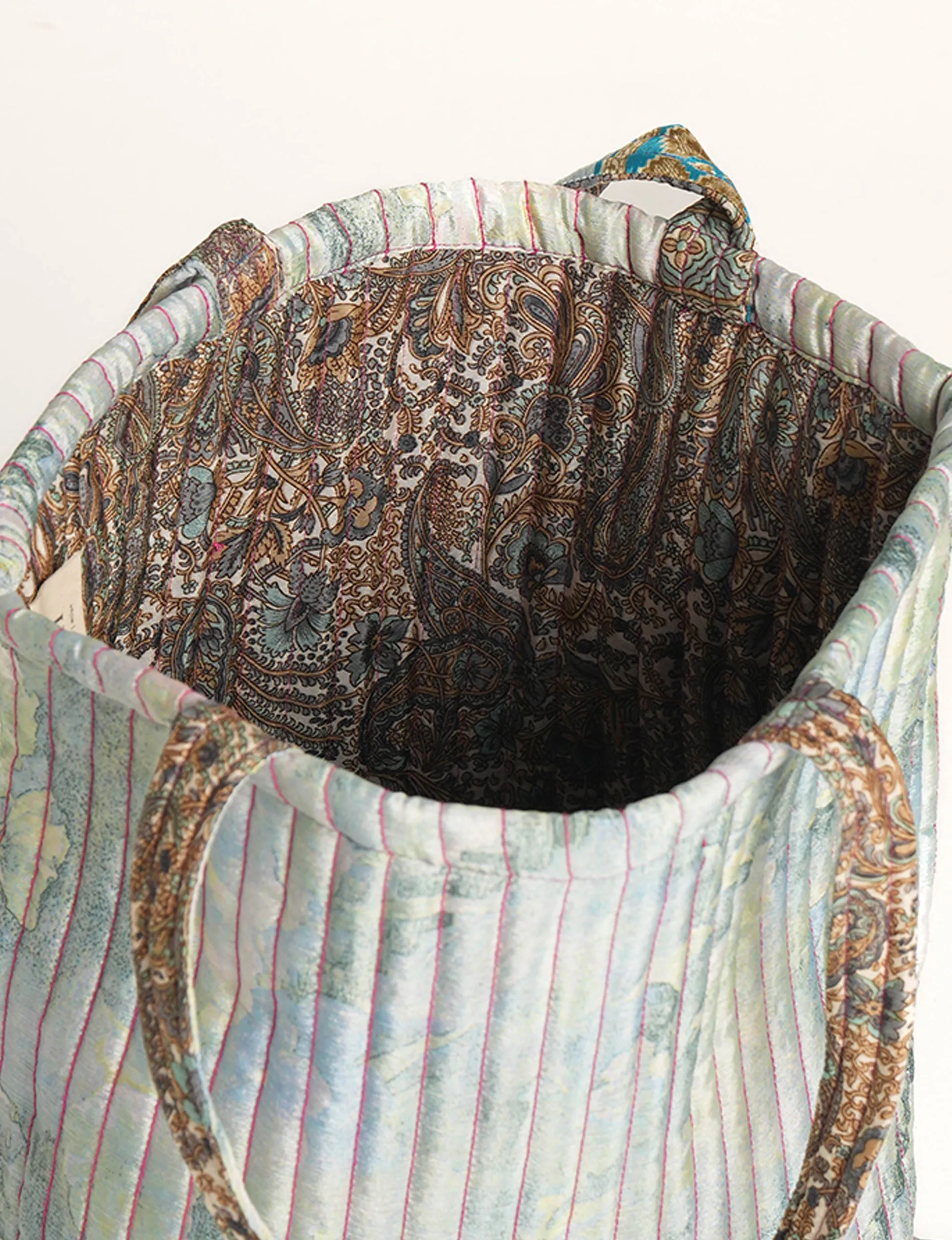 QUILTED SHOPPER BAG