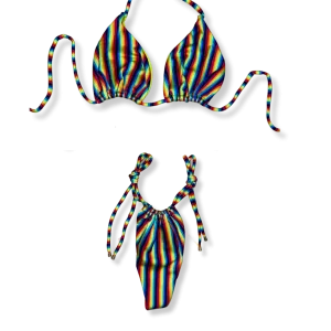 Rainbow Bright Tie Bikini