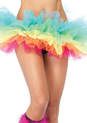 Rainbow organza tutu in MULTICOLOR