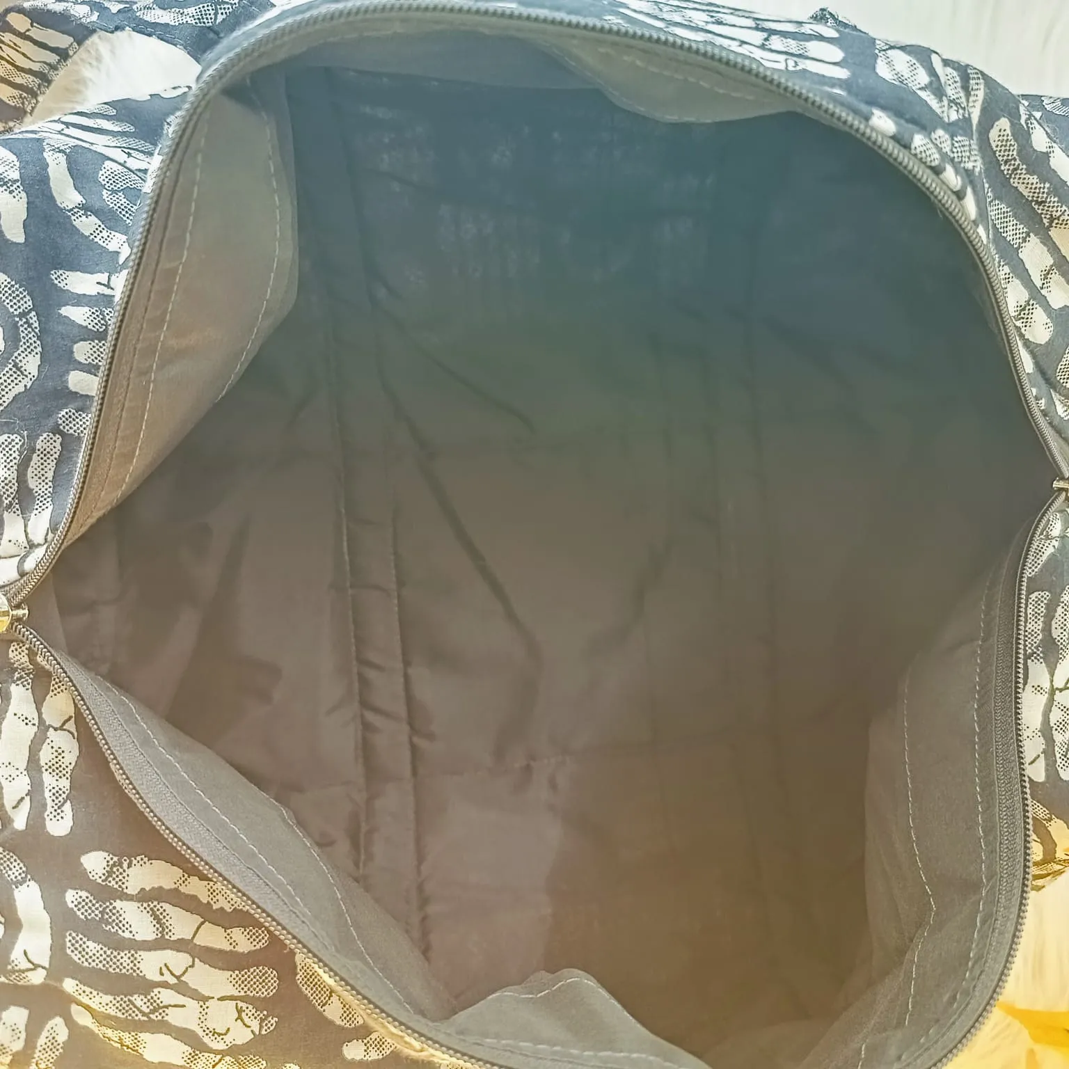 Rectangle Travel Bag Rust Kalamkari