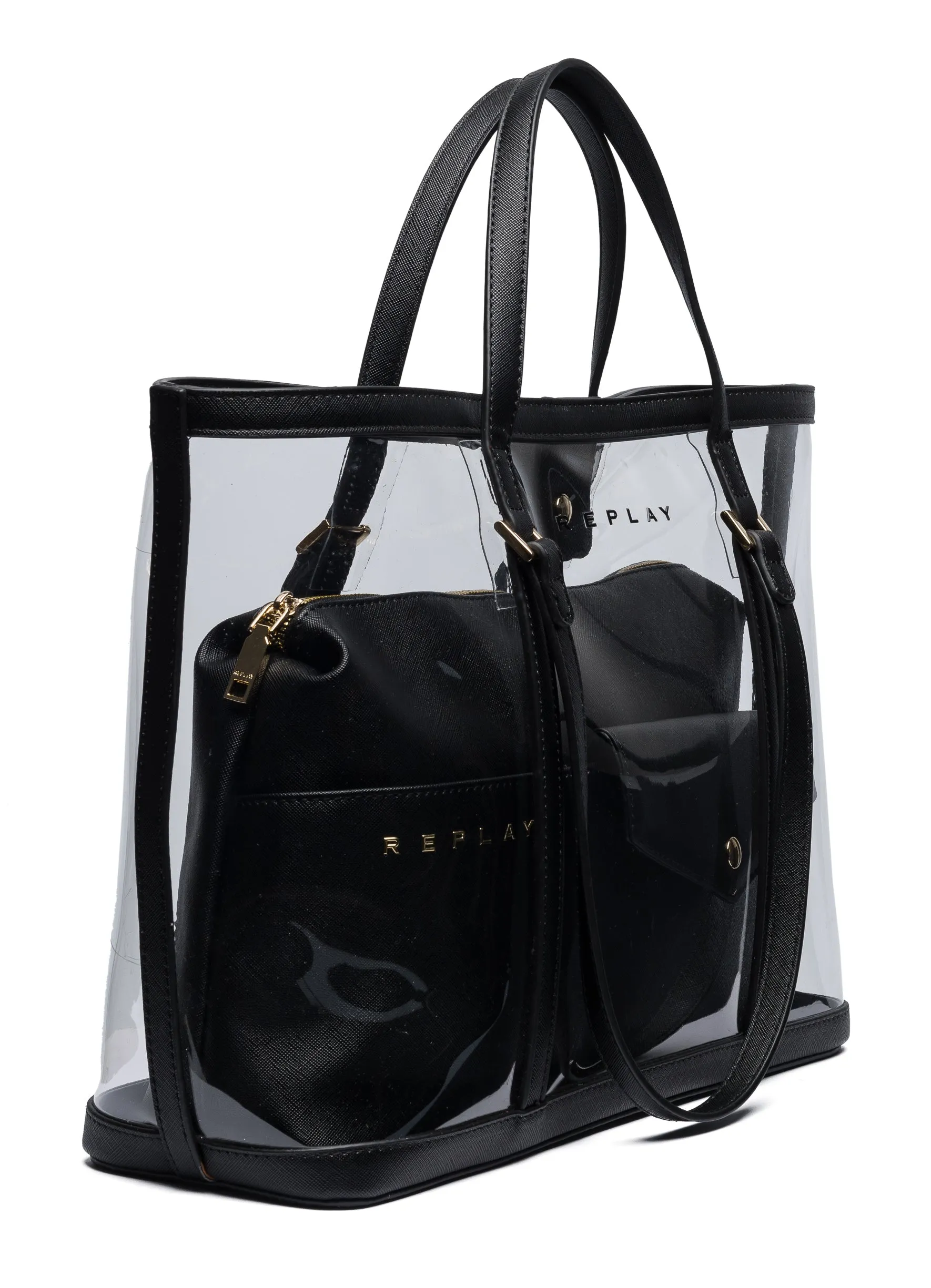 Replay Womens Shopper Bag In Black