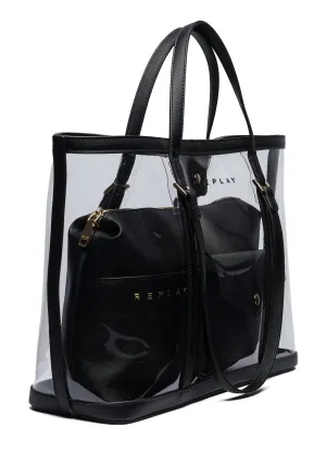 Replay Womens Shopper Bag In Black