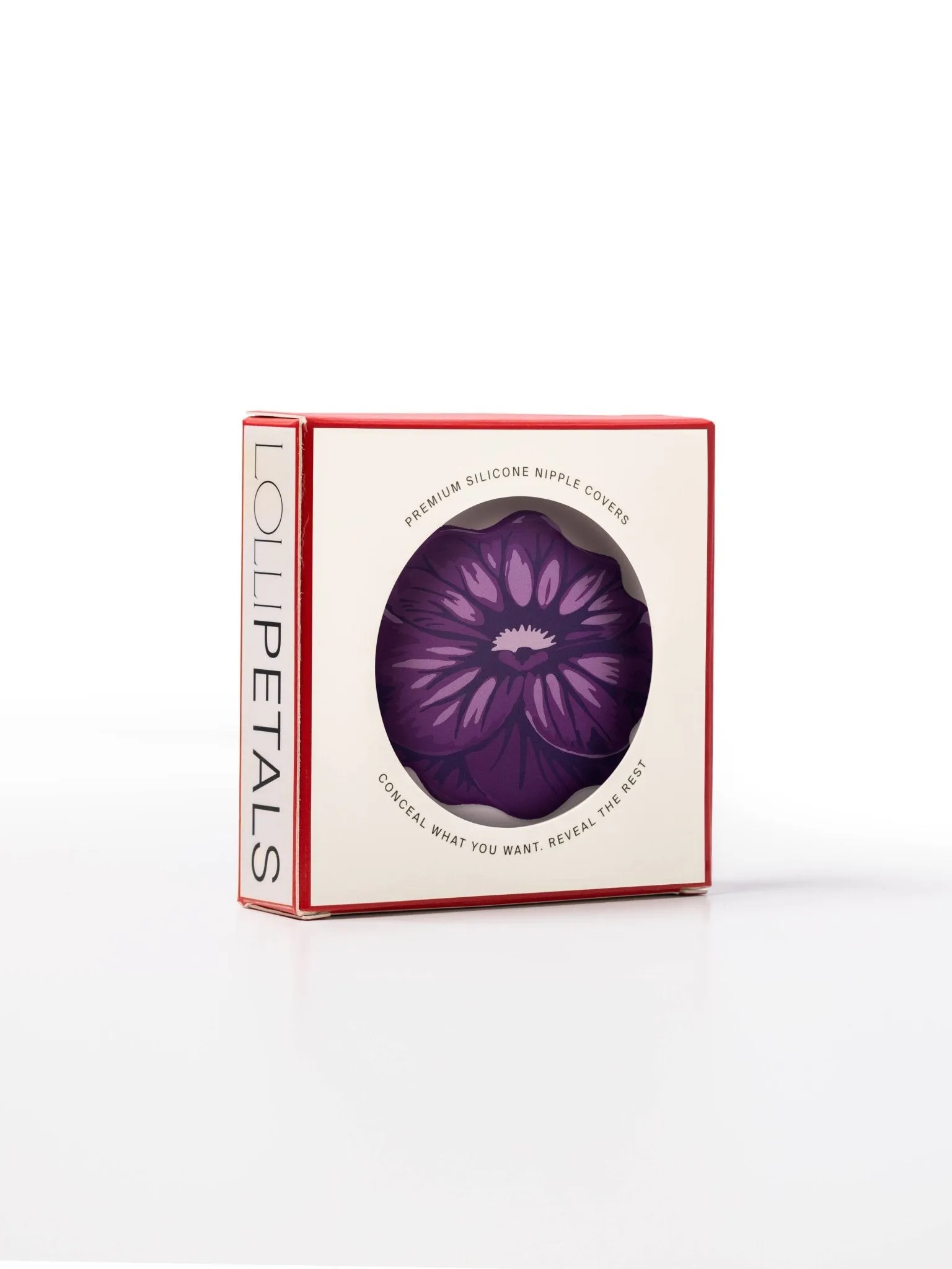 Reusable Nipple Covers - Purple Pansy