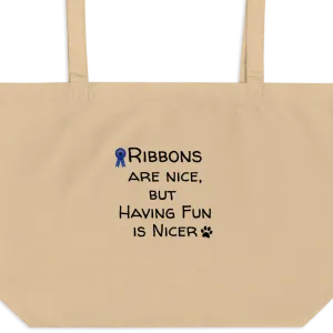 Ribbons are Nice X-Large Tote/ Shopping Bags
