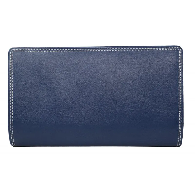 Riccardo Ferrici Leather Wallet ~ Blue