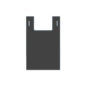 RiteSource - S5 Reusable Black T-Shirt Bags, Pack of 250 - TPPS5B