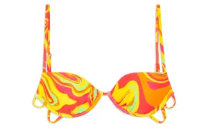 Ruched Underwire-Delilah Bikini ::RET