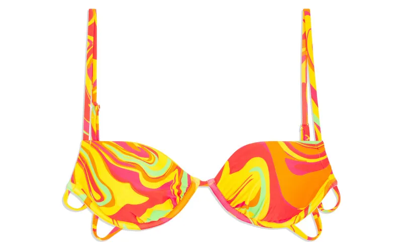 Ruched Underwire-Delilah Bikini ::RET