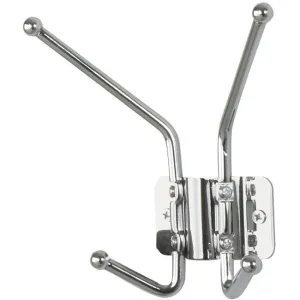 Safco 2-Hook Contemporary Steel Coat Hooks