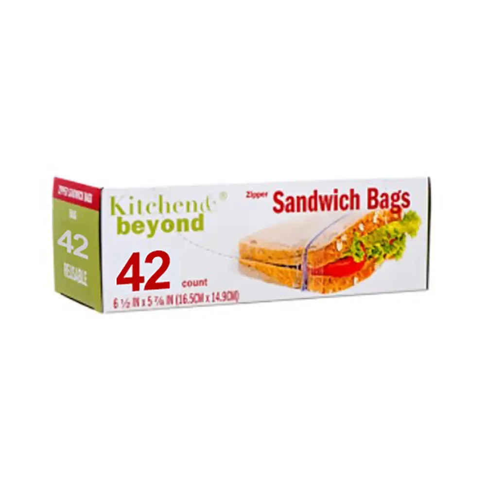 Sandwich Zipper Bag 42 ct - Case - 24 Units