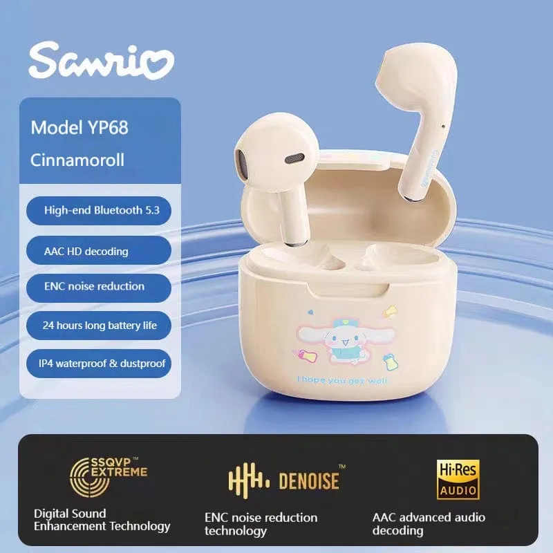 Sanrio Licensed Wireless Bluetooth Earphones