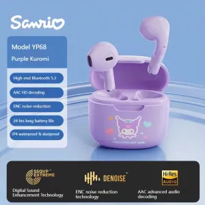Sanrio Licensed Wireless Bluetooth Earphones